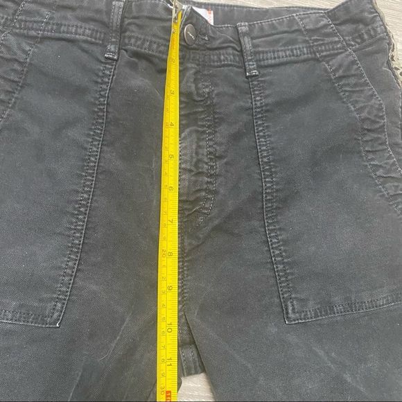 SUNDRY Leopard Trim High Rise cropped Jeans - Picture 5 of 8